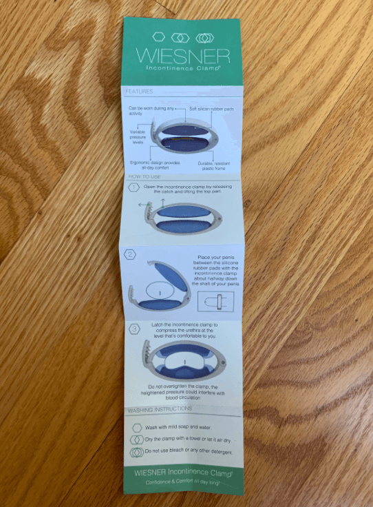 Wiesner Incontinence Clamp Manual